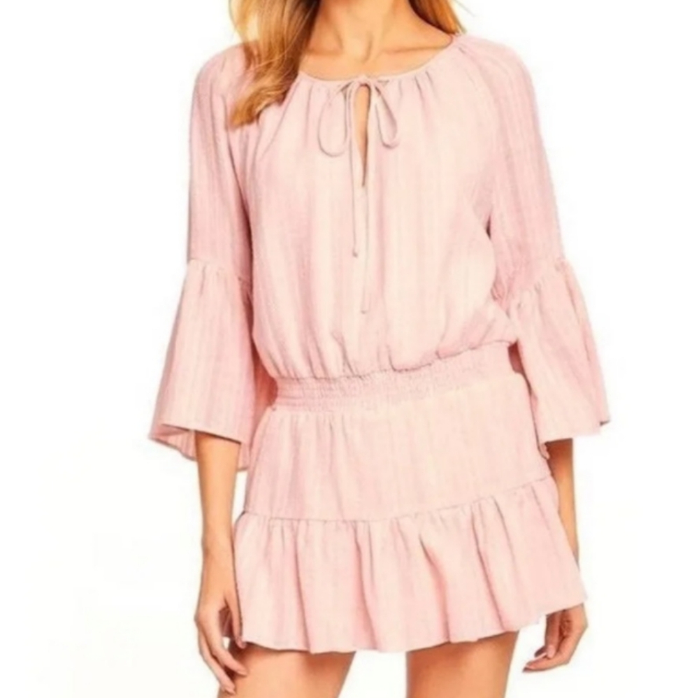 Amanda Upritchard New York Jumpsuit/Romper Tie Front Half Sleeve Dress Womens XS